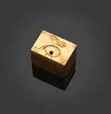 Line Vautrin, Boîte C'est idiot, Bronze doré