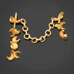 Broche Chatelaine by Line Vautrin, Bronze doré, sold Oct 2025