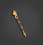 Line Vautrin, Broche Le génie de la valse, Bronze doré