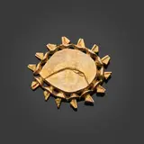 Line Vautrin, Broche Les portes de Paris, Bronze doré