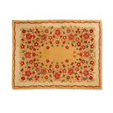 Paule Leleu, Tapis rectangulaire, A signed rectangular rug in hand-knotted wool pile by Paule Leleu circa 1942-1946