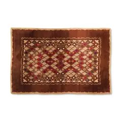 Paule Leleu, Tapis rectangulaire, A signed rectangular rug in hand-knotted wool pile by Paule Leleu circa 1942-1946
