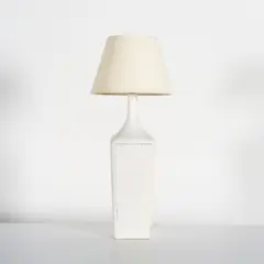 Denise Gatard, Lampe de table, A monogrammed table lamp in glazed ceramic by Denise Gatard circa 1960