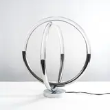 Yonel Lebovici, Lampe Saturne, A signed and numbered 'Saturne' lamp in methacrylate and chrome-plated steel designed by Yonel Lebovici in 1971