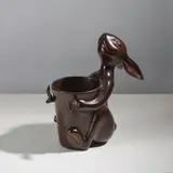 Hubert Le Gall, Cache-pot Antoine, Bronze patiné