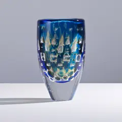 Ingeborg Lundin, Vase, A signed and numbered vase in 'Ariel' glass by Ingeborg Lundin and executed at Orrefors in 1962
