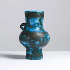 Vase by Jacques Blin, A signed vase in glazed stoneware by Jacques Blin, sold Jul 2025