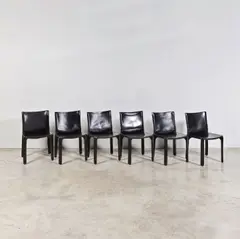 Ensemble de six chaises CAB 412 by Mario Bellini, sold Jul 2025