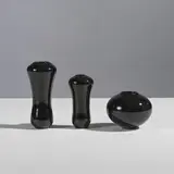 Jean Girel, Suite de trois vases, A set of three signed vases in glazed stoneware by Jean Girel