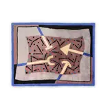 Richard Texier, Tapis, A signed, titled and dated rug in wool pile by Richard Texier and edited by trinôme in 1986