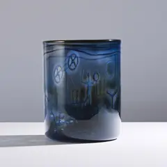 Jan-Erik Ritzman, Vase, A unique signed vase in 'Graal' glass by Jan-Erik Ritzman and executed at Transjö Hytta in 1987