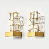 Paire d'appliques Polpi by Roberto Giulio Rida, A unique and impressed pair of 'Polpi' sconces in brass and glass by Roberto Giulio Rida and co-executed by Simone Crest, offered Mar 2025