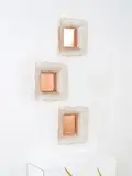 Suite de trois miroirs Rosa Venini Corteccia by Roberto Giulio Rida, offered Mar 2025