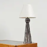 Alice Gavalet, Lampe, A unique and signed lamp in glazed ceramic designed by Alice Gavalet circa 2000