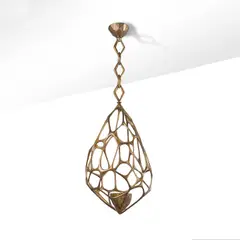 Lustre Facettes n. 283 by Hervé van der Straeten, Bronze patiné, sold Apr 2025