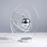 Yonel Lebovici, Lampe Satellite, petit modèle, A 'Satellite' lamp, small model, in methacrylate, steel and chrome-plated metal designed by Yonel Lebovici in 1969