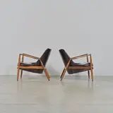 Ib Kofod-Larsen, Paire de fauteuils Sälen