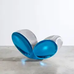 Ron Arad, Chaise Blo Void II, Aluminium anodisé et résille d'acier