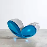 Ron Arad, Chaise Blo Void II, Aluminium anodisé et résille d'acier