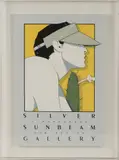 Patrick Nagel, Silver Sunbeam Gallery Poster, lithograph artist's proof