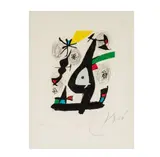 Joan Miró, Plate I from La Melodie Acide