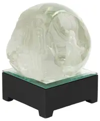 Kristian Klepsch, initialed KK (Kristian Klepsch, Studio art glass sculpture