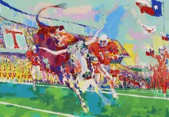 LeRoy Neiman, Texas Longhorns, Serigraph