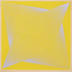 Gene Gill, Quadratic, serigraph on paper