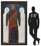 Kelly Moore, To Barbara and Jeffery with Love, oil on canvas