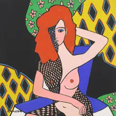 Ramsden, Pop Art Woman, Gallery-wrapped acrylic on canvas