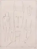 James Brown, Horned Figures and Crosses