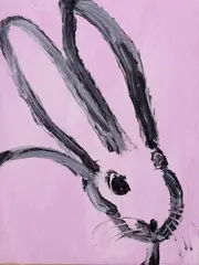 Hunt Slonem, Melissa, oil on panel