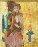 Lou Zanksy, Lou Zansky, US. (a) 1978), oil on canvas