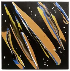 Petronella Greer, Feathers of Peace, Gallery-wrapped acrylic on canvas