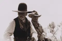 William D. Wittliff, Call and Gus, sepia-toned gelatin silver print on paper