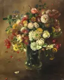 Cecil Kennedy, Still Life with Chrysanthemums