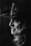 Dick Waterman, Willie Nelson at Austin City Limits Studio, gelatin silver print on paper