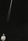Dick Waterman, Ray Charles performing at Willie Nelson's 60th Birthday in Austin, gelatin silver print