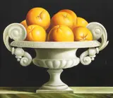 James Tormey, Citrus Urn, oil on canvas