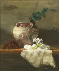 Martha Kellar, Pakistani Vase, oil on linen