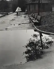 André Kertész, Homing Ship, Central Park, New York, gelatin silver print on paper