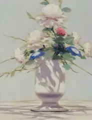 Floral VI by Andre Gisson, oil on canvas, sold Feb 2025