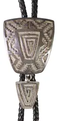 Tommy Jackson, Tommy Jackson (Navajo, Native American silver (content unknown) bolo tie