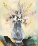 Marguerite Zorach, Still Life, Gray Vase, oil on canvas