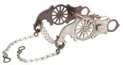 Perry D. Shirley, Bits & Spurs: Motifs, Techniques and Modern Makers, 2003, Western silver-inlaid steel horse bit