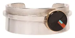 Richard Chavez, Richard Chavez (San Felipe Pueblo, Native American silver (content unknown) bracelet
