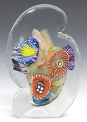 Wes Hunting, Crystal Optical, Contemporary studio art glass sculpture