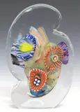Wes Hunting, Crystal Optical, Contemporary studio art glass sculpture