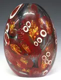 Eric Rubinstein, Eric Rubinstein (American, Contemporary studio art glass seascape vase