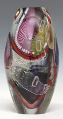 Eric Rubinstein, Eric Rubinstein (American, Contemporary studio art glass vase
